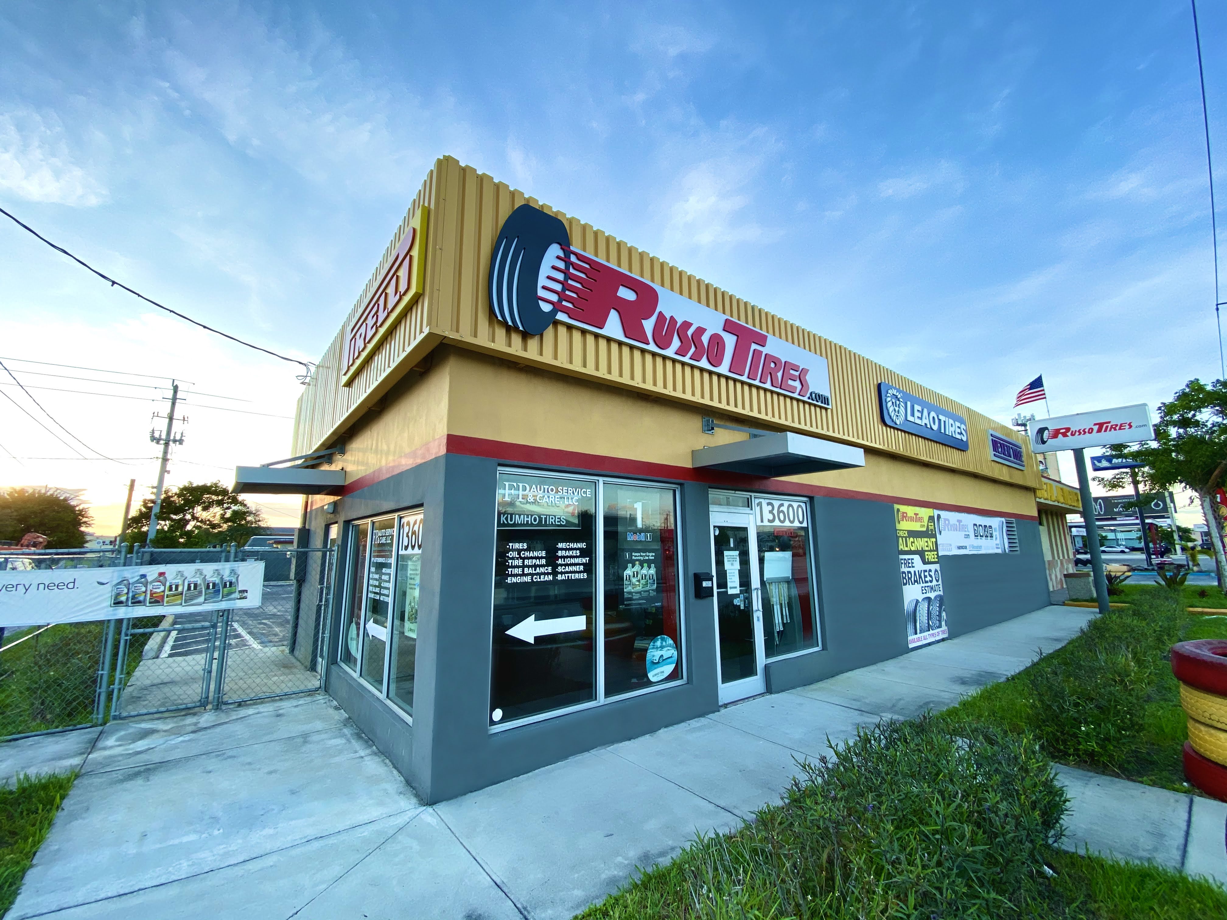 Russo Tires North Miami storefront
